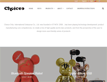 Tablet Screenshot of choicee.com